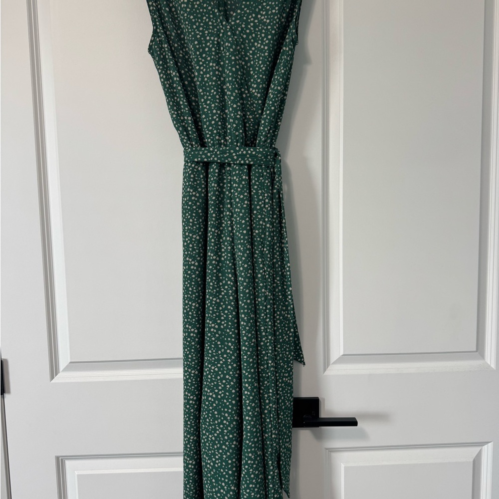 RW&CO. Green polka dot jumpsuit